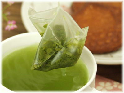 お茶(日本茶、緑茶)ティーバッグイメージ